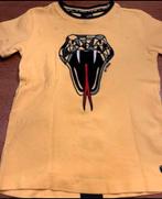 T-Shirt met slang 98/104 jongens geel shirt, Jongen, Mitch, Ophalen of Verzenden, Zo goed als nieuw