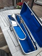 Mooie trombone met koffer, Muziek en Instrumenten, Blaasinstrumenten | Trombones, Ophalen, Zo goed als nieuw, Met koffer