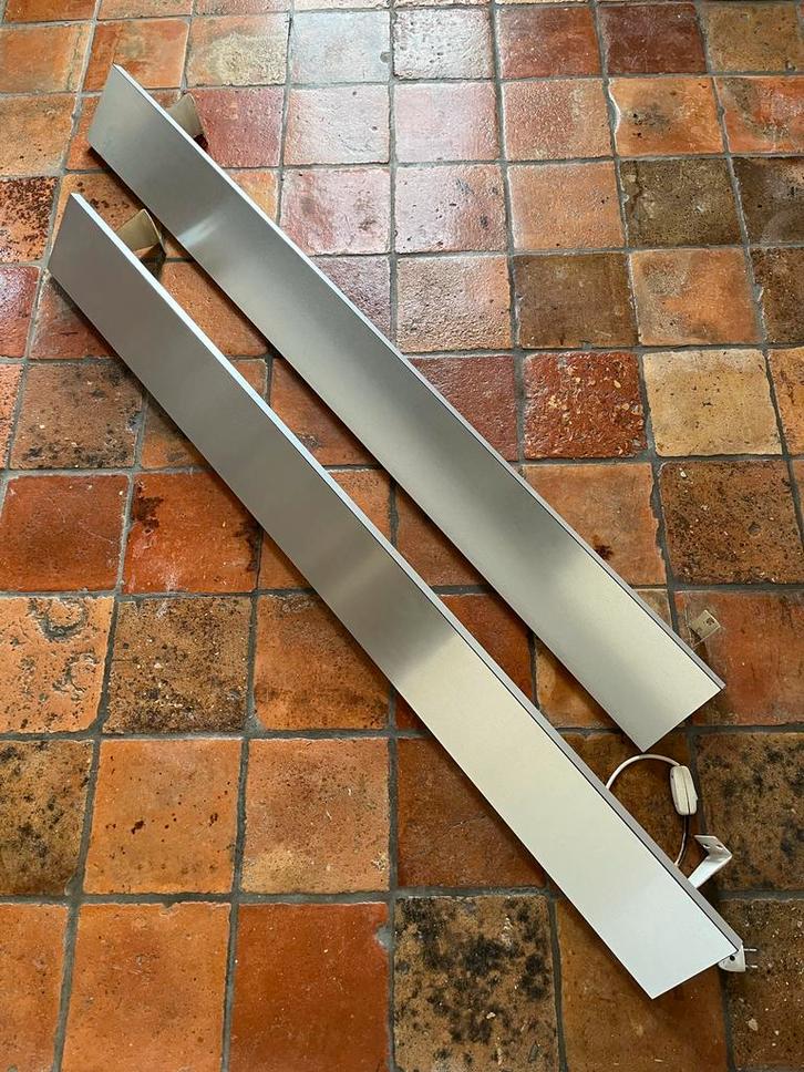 Vintage schilderijverlichting - Strak Design, Huis en Inrichting, Lampen | Wandlampen, Gebruikt, Metaal, Ophalen