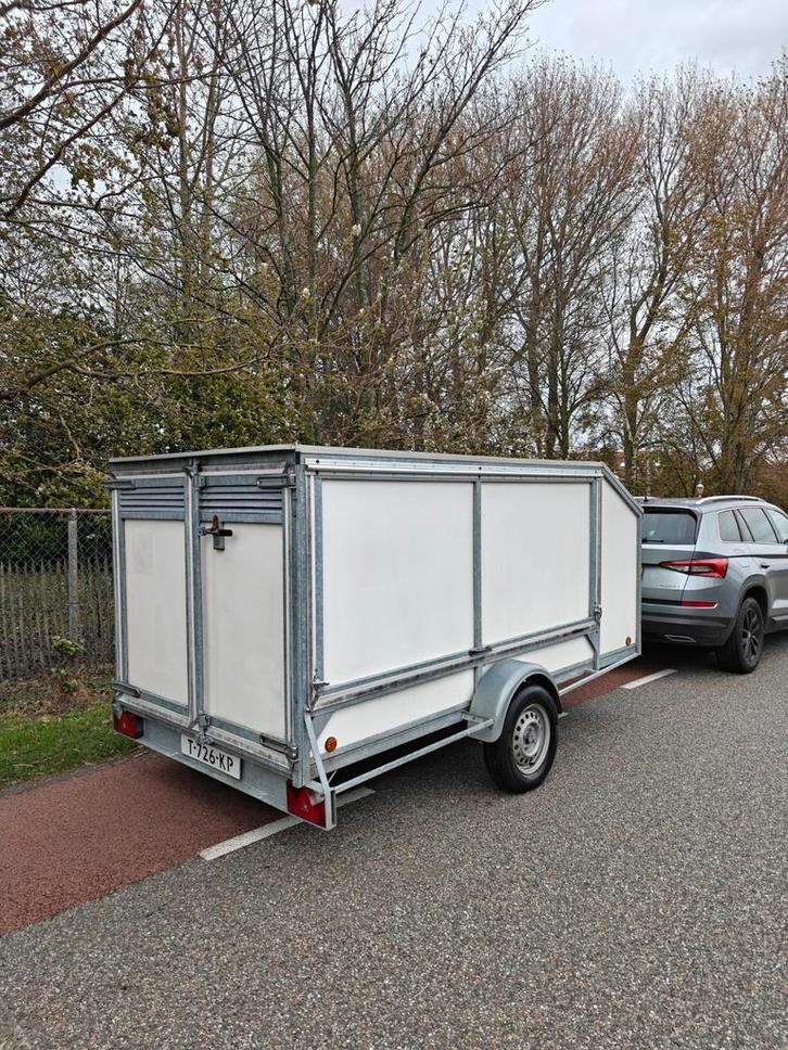 Gesloten aanhanger ongeremd, Auto diversen, Aanhangers en Bagagewagens, Zo goed als nieuw, Ophalen of Verzenden