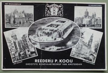 Amsterdam - Rederij Kooij Rondvaarten - jaren 60 beschikbaar voor biedingen