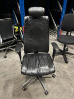 Interstuhl Leren gamestoel / bureaustoel, Huis en Inrichting, Gaming bureaustoel, Gebruikt, Zwart, Ophalen of Verzenden