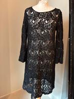 LaDress L Zwarte Lace Jurk - Zo Goed Als Nieuw, Zwart, Maat 42/44 (L), Ophalen of Verzenden, Zo goed als nieuw