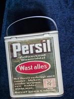 Blik Persil met plastic hengsel - jaren '70 - 21 x 19 x 13 c, Verzenden, Gebruikt, Overige, Overige merken