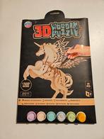 Houten 3D eenhoorn puzzel met verf NIEUW, Ophalen of Verzenden, Zo goed als nieuw, Knutselwerk