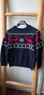 Kerst trui 134, Kleding | Dames, Truien en Vesten, H&M, Blauw, Ophalen of Verzenden, Zo goed als nieuw