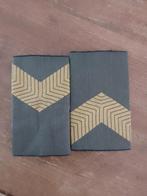 Korporaal Rangonderscheidingsteken set, Ophalen of Verzenden, Landmacht, Nederland, Embleem of Badge