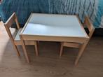 Houten kindertafel met stoelen (Ikea Latt), Gebruikt, Tafel(s) en Stoel(en), Ophalen