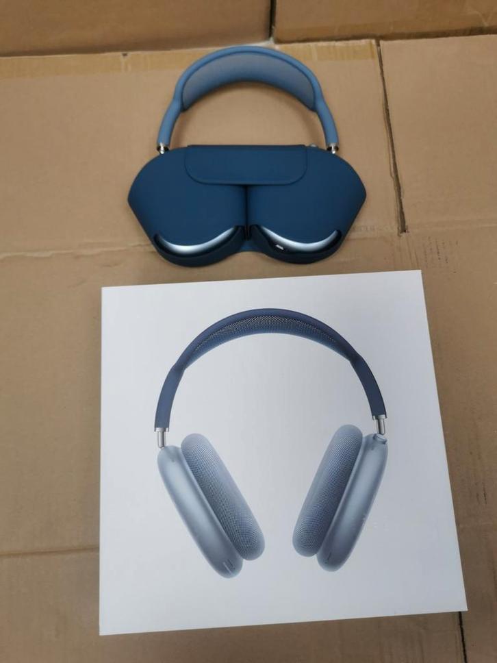 Apple AirPods Max | Blue | Nieuwstaat | Factuur + Garantie, Audio, Tv en Foto, Koptelefoons, Nieuw, Over oor (circumaural), Overige merken