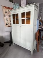 Antieke linnenkast, brocante, vintage kledingkast, kast hout, Ophalen, Gebruikt, -, -