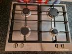 gaskookplaat met brander 4 pits, Witgoed en Apparatuur, Kookplaten, Ophalen, Gebruikt, 4 kookzones, Inbouw