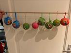 8 Disney kerstballen van kunststof, teab, Ophalen of Verzenden, Beeldje of Figuurtje
