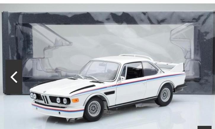 BMW 3.0 CSL minichamps nieuw in doos !!, Hobby en Vrije tijd, Modelauto's | 1:18, Zo goed als nieuw, Auto, Overige merken, Verzenden