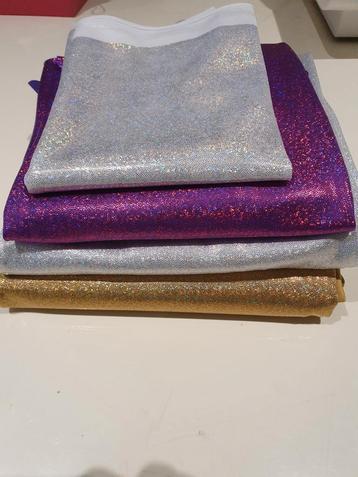 Holografische glitter lycra 4way strech beschikbaar voor biedingen