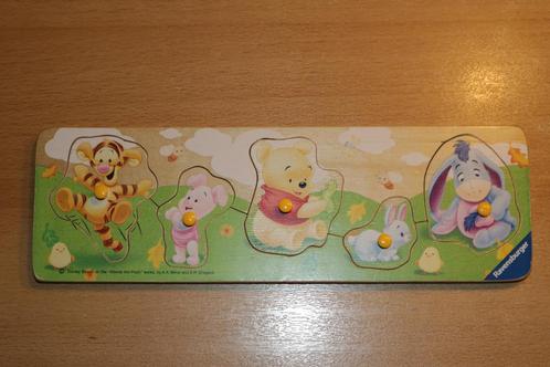 Houten baby Winnie de Pooh Disney puzzel, Kinderen en Baby's, Speelgoed | Kinderpuzzels, Gebruikt, Minder dan 10 stukjes, Van hout
