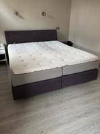 Eastborn Boxspring 180x210 cm met Topper en Hoofdbord, Ophalen, Gebruikt, 210 cm, Tweepersoons