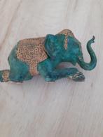 Oude set bronzen India olifanten, Ophalen of Verzenden, Brons