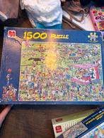 Jan van Haasteren 1500 stukjes puzzel, Een of twee spelers, Ophalen of Verzenden, Zo goed als nieuw, Reisspel
