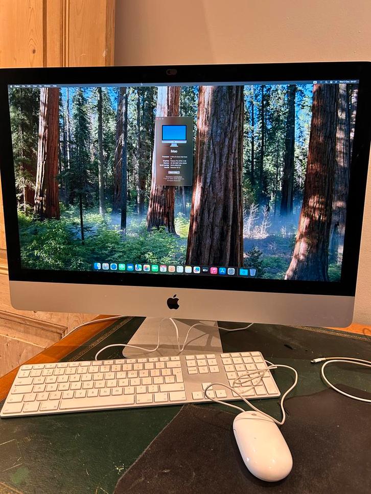 iMac 27" Retina 5K (2019) - 40GB RAM, 1TB Fusion Drive, Computers en Software, Apple Desktops, Zo goed als nieuw, iMac, HDD en SSD