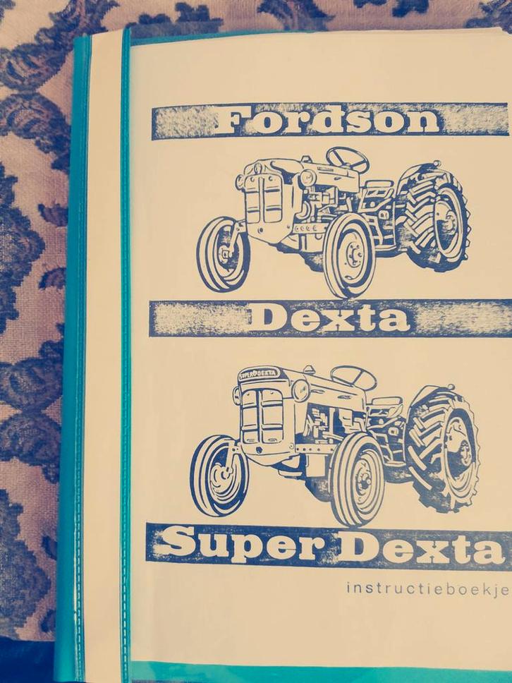 Fordson Dexta Super Dexta Instructieboekje, Boeken, Techniek, Gelezen, Autotechniek, Ophalen of Verzenden