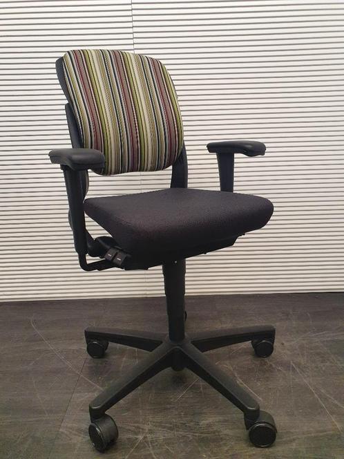Bureaustoel Ahrend 230 zwart/design rug, Huis en Inrichting, Bureaustoelen, Zo goed als nieuw, Bureaustoel, Zwart, Ergonomisch
