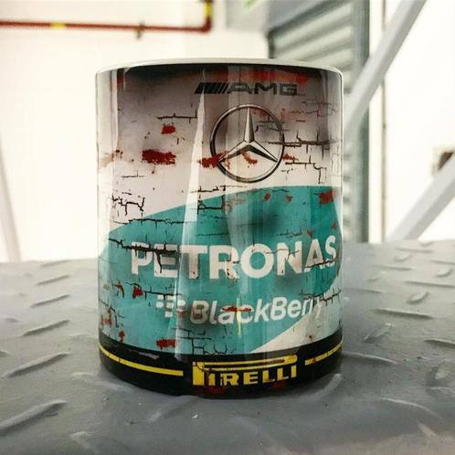 ✅ Mercedes AMG Petronas Hamilton mok F1 Autosport NIEUW, Verzamelen, Automerken, Motoren en Formule 1, Nieuw, Formule 1, Ophalen of Verzenden