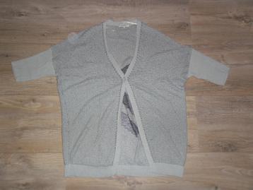 Sandwich Groen/Blauw Vest Met Knoop Maat M beschikbaar voor biedingen