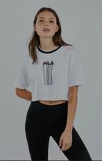 NIEUW cropped t-shirt Fila mt.S, Wit, Nieuw, Ophalen of Verzenden, Korte mouw