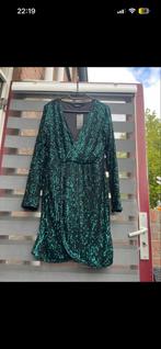 Groene Sheilay lovertjes jurk - Maat M, Maat 38/40 (M), Nieuw, Ophalen of Verzenden, Boven de knie