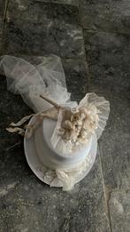 Hoge hoed,boeketje., Antiek en Kunst, Antiek | Kleding en Accessoires, Verzenden