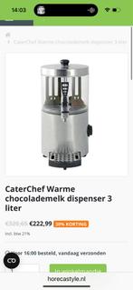 CaterChef Chocolademelk Dispenser 3L, Ophalen, Gebruikt