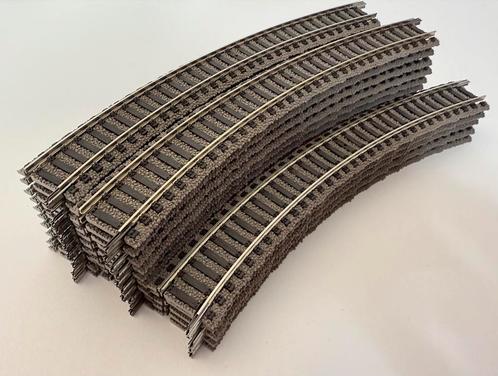 Fleischmann Profi rails 6120. Gebogen rail., Hobby en Vrije tijd, Modeltreinen | H0, Zo goed als nieuw, Rails, Gelijkstroom, Fleischmann