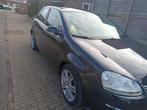 Volkswagen Jetta 1.9 TDI 77KW 2008 Zwart, Auto's, Voorwielaandrijving, Beige, 4 cilinders, Zwart
