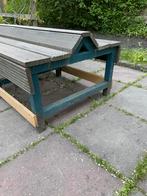 Tuinzitje / tuinmeubel / tuinbank, Ophalen, Gebruikt, Rechthoekig, Hout