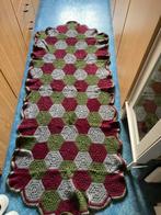 gehaakte  woondeken, prachtige kleuren, Ophalen of Verzenden, Zo goed als nieuw