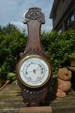 Grote Antieke Engelse Banjo Barometer, Audio, Tv en Foto, Weerstations en Barometers, Ophalen of Verzenden, Gebruikt, Barometer