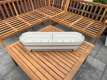 ELHO balkon plantenbak wit beschikbaar voor biedingen