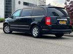 Grand Voyager 3.8 V6 Limited Black Stow&Go 3xTv Dvd Leer Nav, Auto's, Origineel Nederlands, Te koop, Emergency brake assist, 3800 cc