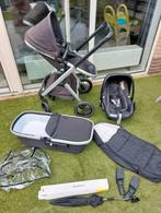 Complete Dubatti kinderwagen met maxicosi en vele extra's, Verstelbare duwstang, Zo goed als nieuw, Combiwagen, Ophalen