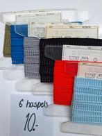 6 haspels band voor 10 euro, Ophalen of Verzenden, Nieuw, Lint, Band of Elastiek