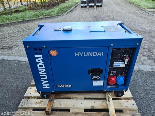 Hyundai XA9850 Generator aggregaat 7.9 KW 230/400 volt, Zakelijke goederen, Machines en Bouw | Aggregaten, Ophalen