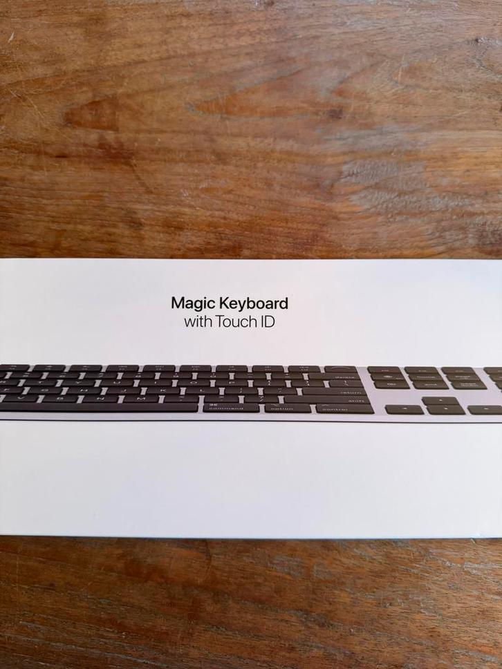Apple Magic Keyboard Numeriek Touch ID zwart | NIEUW GESEALD, Computers en Software, Toetsenborden, Nieuw, Numeriek, Draadloos