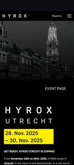 Hyrox Utrecht zaterdag mannen singles, Eén persoon