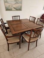 Eettafel en stoelen , eetkamerset, Royal Antique Collection, Ophalen, Zo goed als nieuw