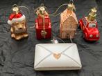 5 kerstballen Vondel PostNl brief auto kantoor hond cadeau, Diversen, Kerst, Ophalen of Verzenden, Zo goed als nieuw
