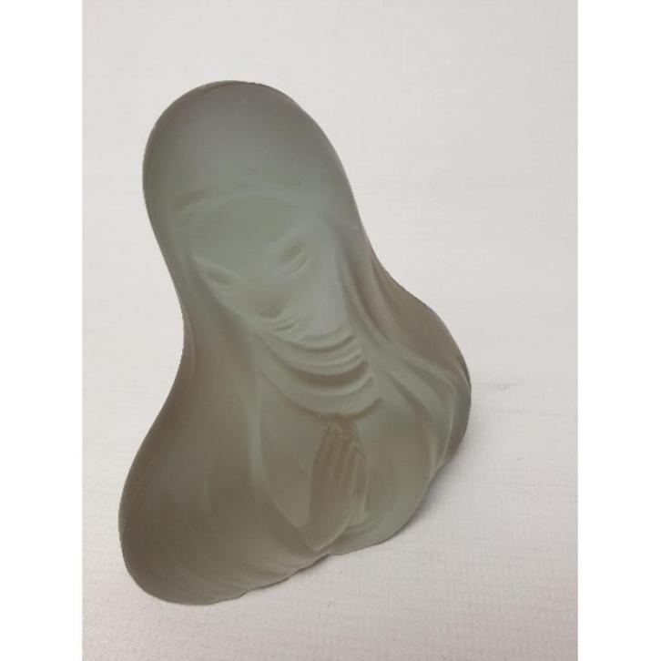 # Franz Hagenauer madonna glas 9 x 8.5 x 4 cm, Antiek en Kunst, Antiek | Religie, Ophalen of Verzenden