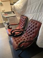 Chesterfields, 2 stoelen in 1 koop, Huis en Inrichting, Ophalen, Gebruikt, 75 tot 100 cm, 75 tot 100 cm