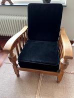 Antieke rokersstoel, Huis en Inrichting, Ophalen, Hout, Gebruikt, Zwart