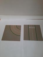 LEGO grondplaten 2 stuks, jaren tachtig, Ophalen of Verzenden, Zo goed als nieuw, Losse stenen, Lego