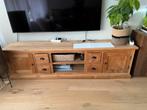 Teak houten TV kast, Huis en Inrichting, Kasten | Televisiemeubels, Ophalen, Gebruikt, 150 tot 200 cm, Teakhout